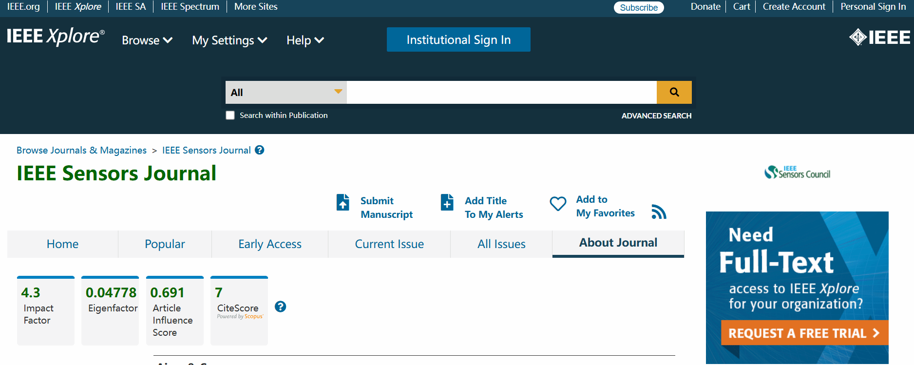 Ieee Sensors Journal